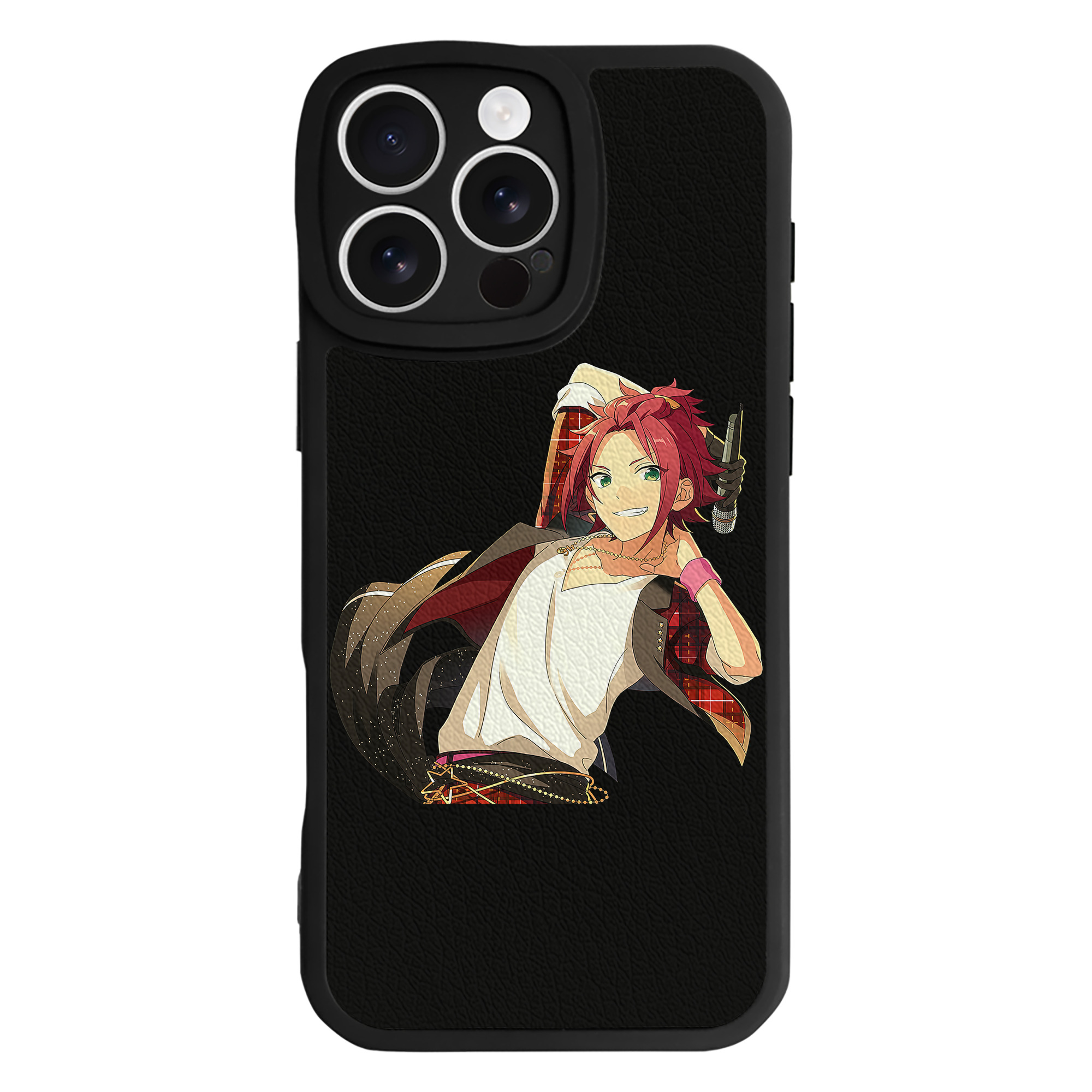 （画像用） あんさんぶるスターズ! Ensemble Stars 【iPhone 16シリーズ対応】シリコンスマホケース（レザー調） 材質：シリコン